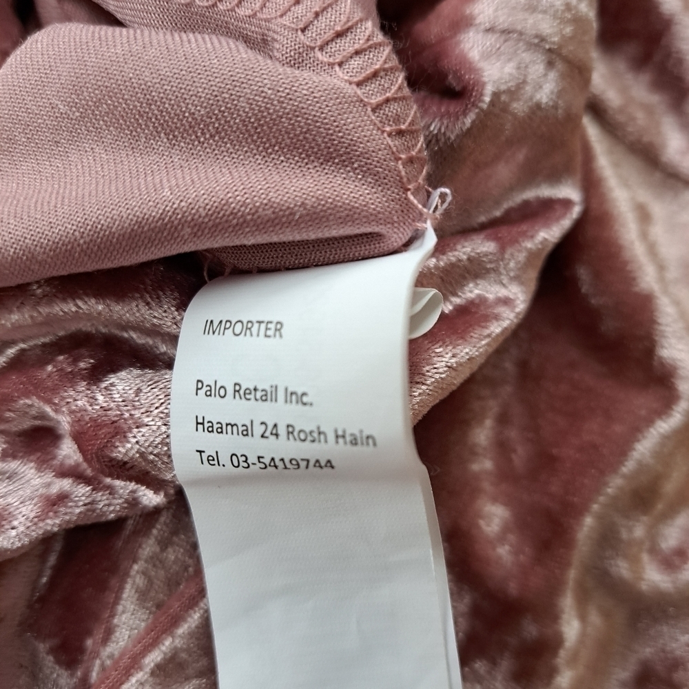 Cabin Fever comfort pink velvet hoodie pullover velvet top sweater dusty pink - Picture 10 of 16